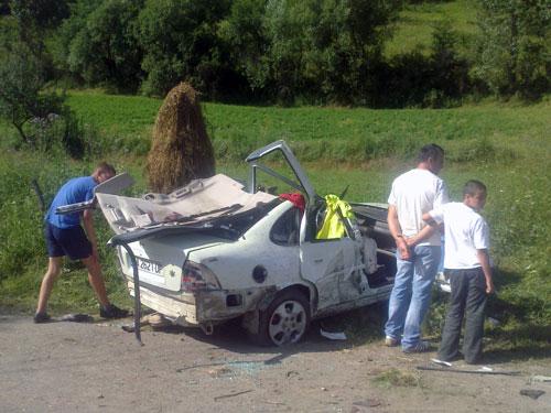 Foto: accident Rohia - Maramures